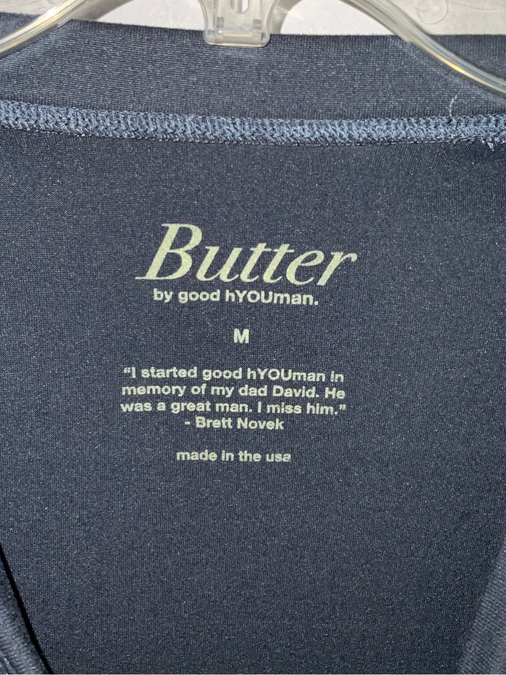 Butter by good hYOUman Dusty Blue Lightweight Sweatshirt Medium - Picture 5 of 7